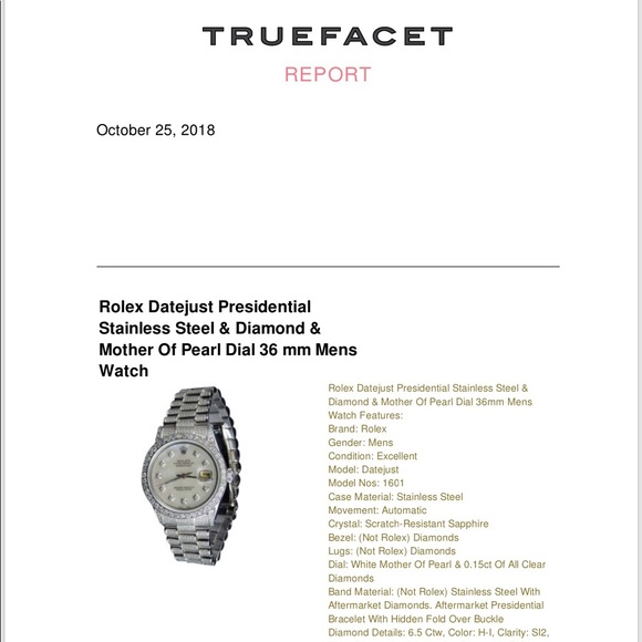 SOLD! Diamond flooded Date just Rolex - Picture 4 of 8